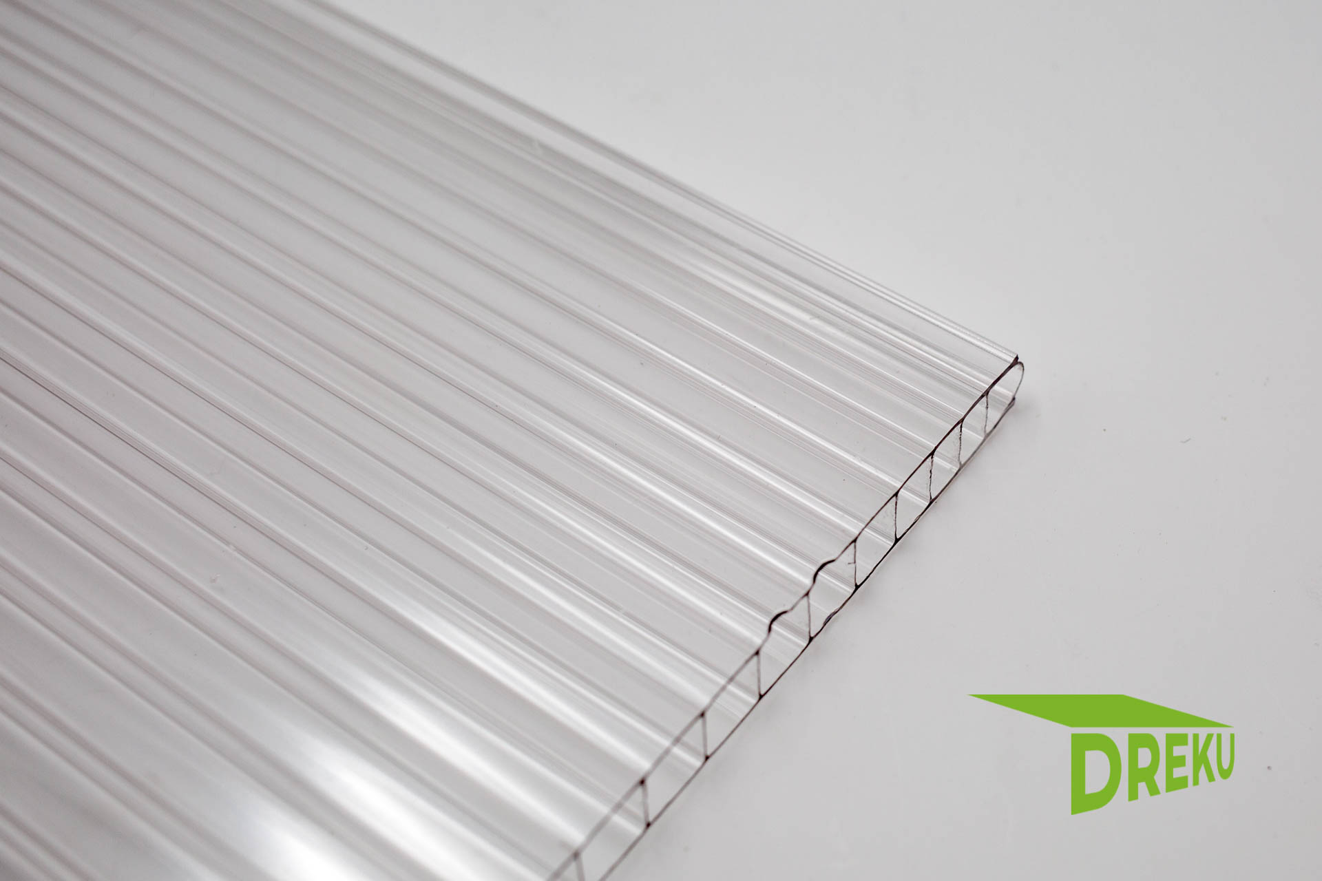 Polycarbonat-Stegplatte 10mm klar