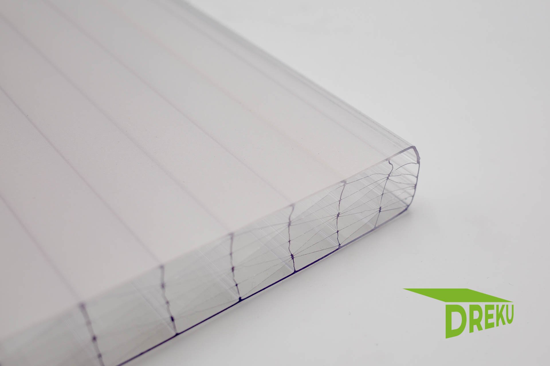 Polycarbonat-Stegplatte 25 mm "klar'" THERMO