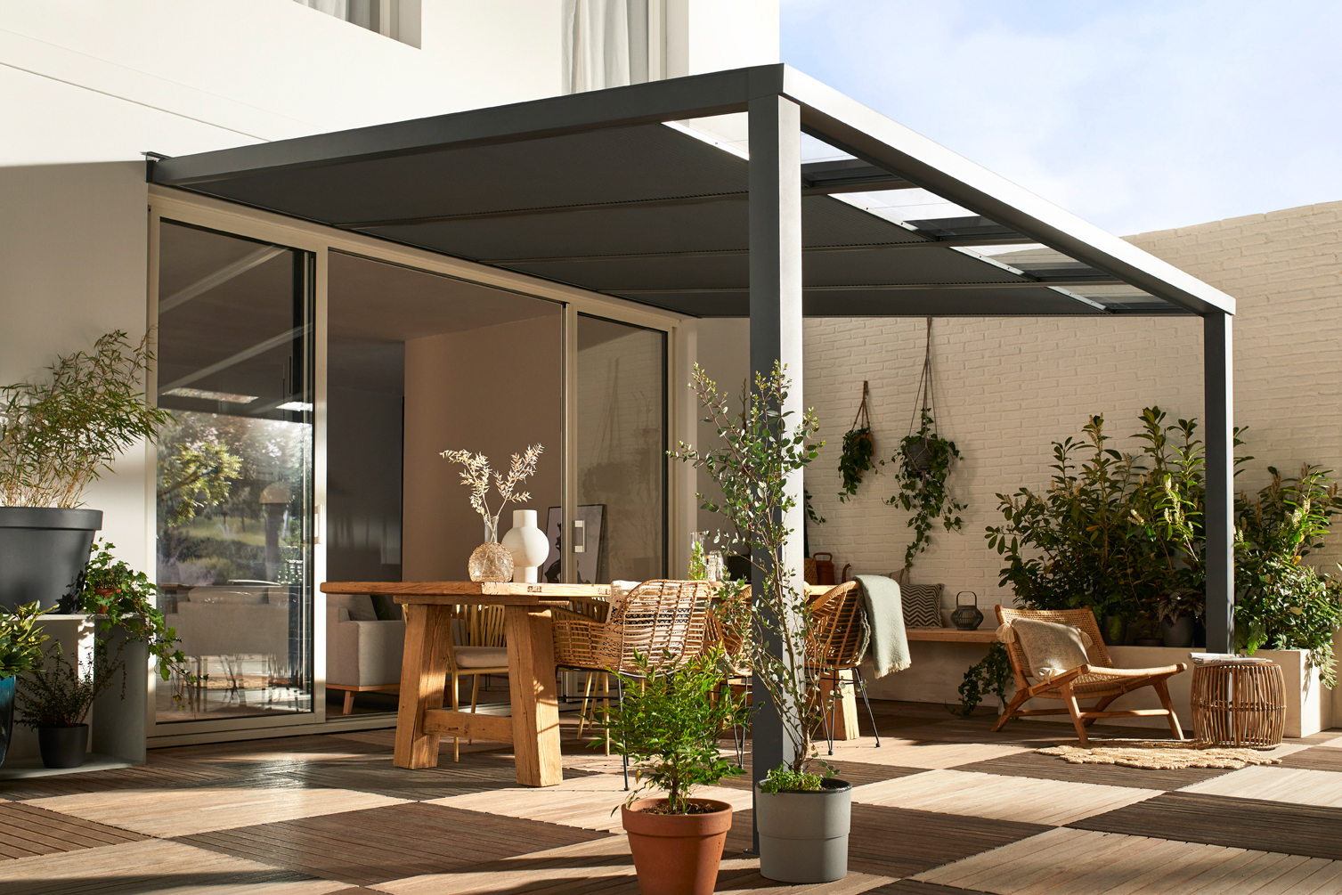 Terrasoverkappling-plisse-full