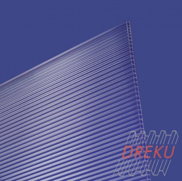 Polycarbonat-Stegplatte 6 mm "klar'"