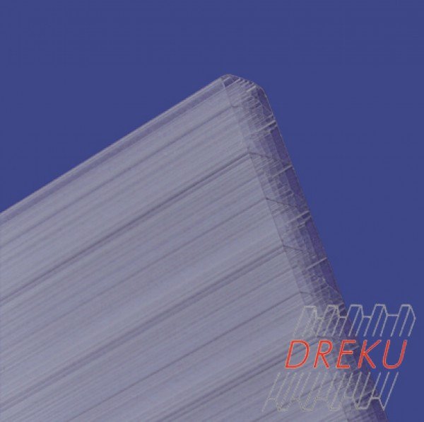 Polycarbonat-Stegplatte 25 mm "klar'" THERMO