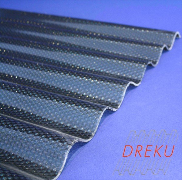 Acryl-Lichtplatte 76/18 Wabe "bronce"