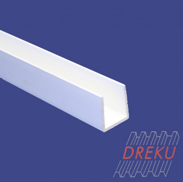 Kunststoff U-Profil aus PVC