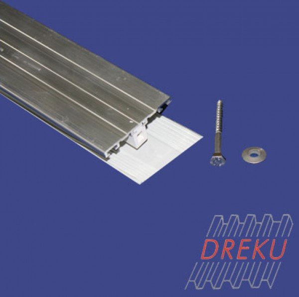 Verbinderprofil für Glasscheiben 8 oder 10 mm auf Holz