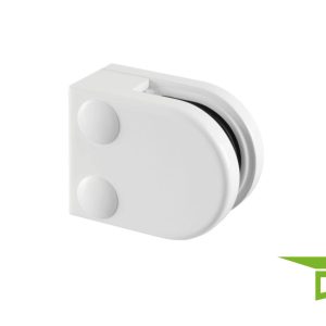 Klemmbefestigung, Plattenstärke 6 oder 8 mm "weiß"