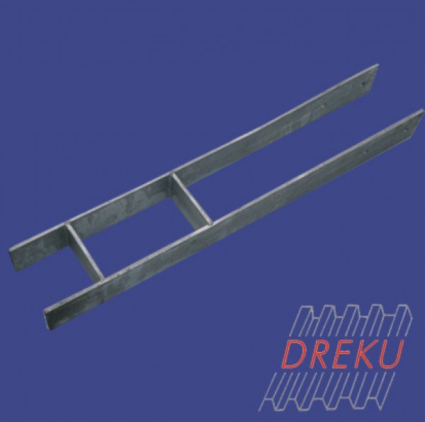 Pfostenträger H-Form 120 mm