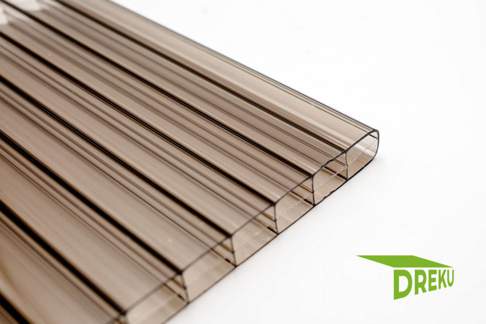 Stegplatten 16mm bronce