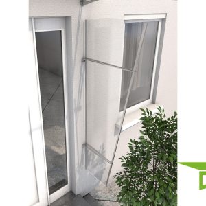 Seitenblende zu Pultvordach Braunschweig Acryl