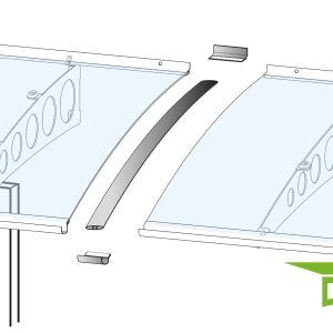 Verbindungsset für Pultvordächer Hannover, Neumünster, Braunschweig